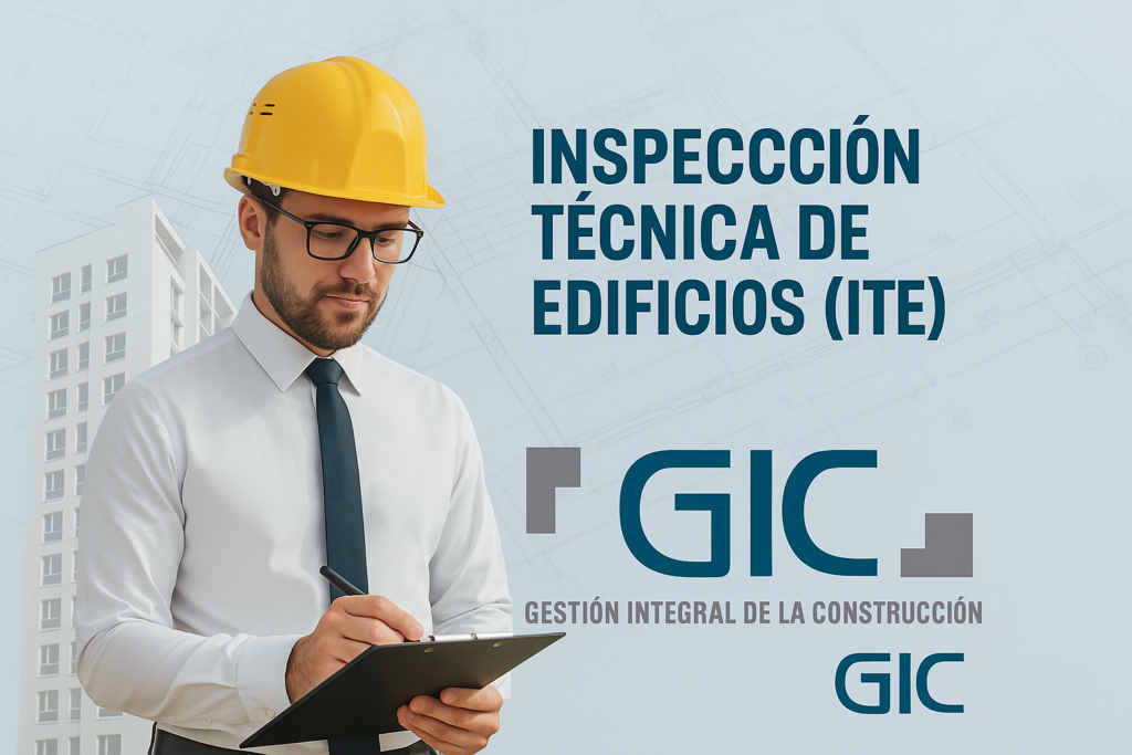 Cartel de Inspección técnica de Edificios de GIC